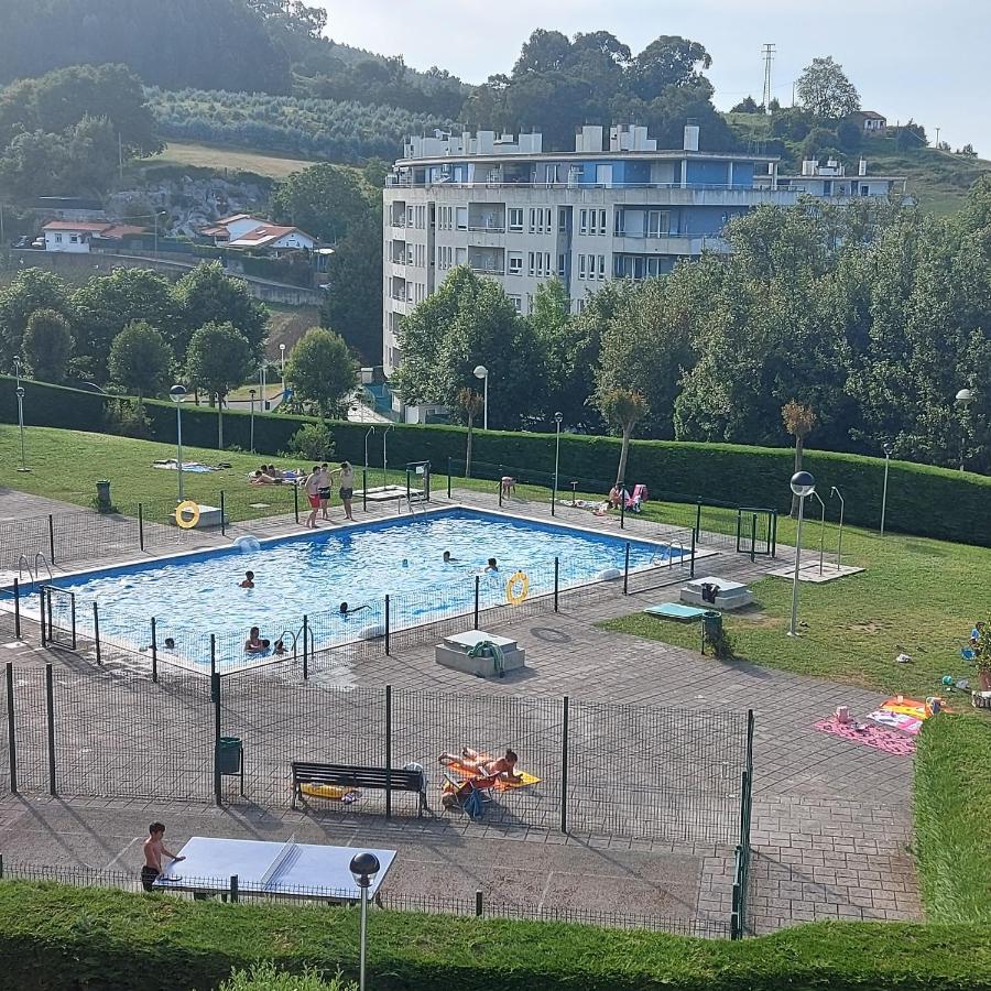 דירות קסטרו אורדיאלס Soleado Piso Con Garaje Y Piscina A 8' Centro מראה חיצוני תמונה