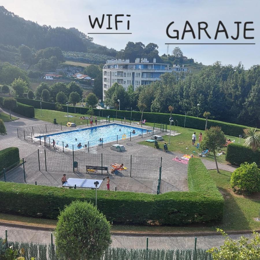 דירות קסטרו אורדיאלס Soleado Piso Con Garaje Y Piscina A 8' Centro מראה חיצוני תמונה